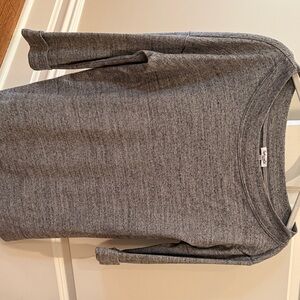 Splendid Maternity Gray Long Sleeve Top Size Small